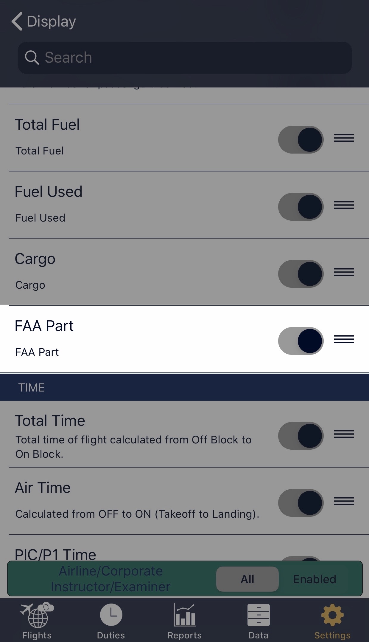 FAA Part Selector