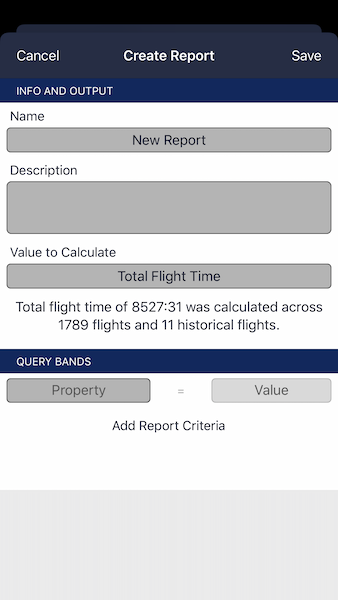 New Standard Report Output AvionLog Slide 1