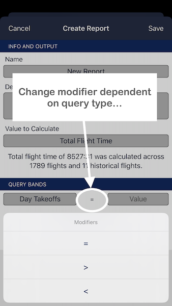 New Standard Report Output AvionLog Slide 3